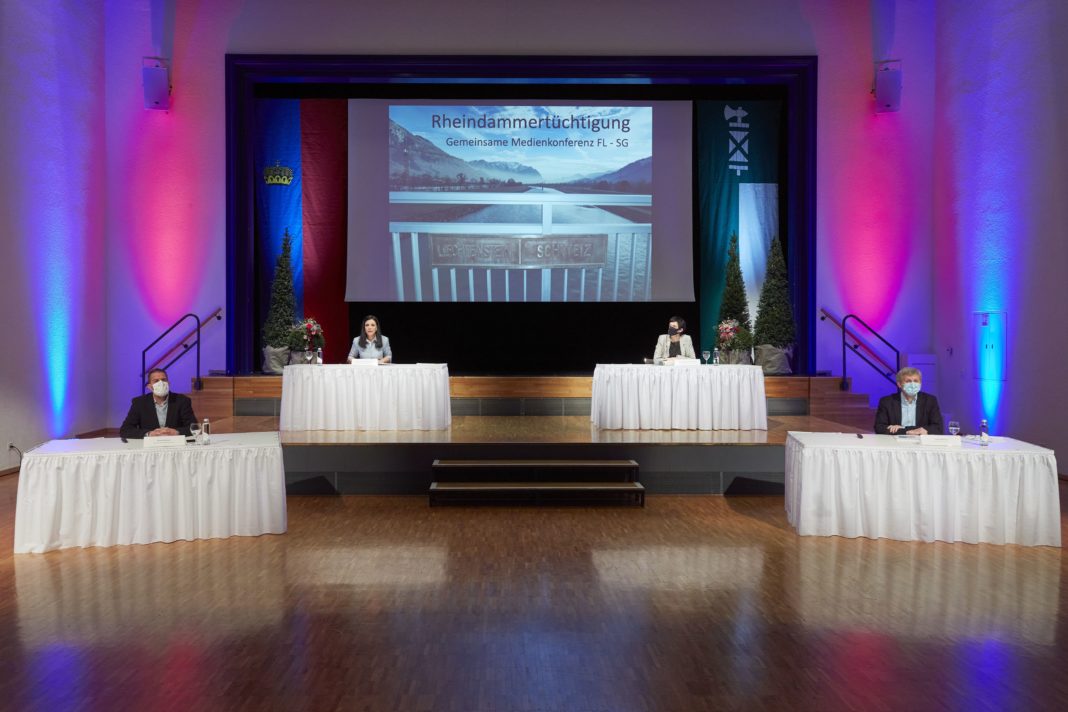 Regierung Medienorientierung Rheindammertüchtigung Fürstentum