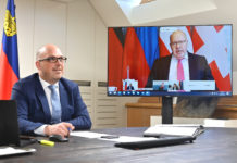 Virtuelles Treffen der deutschsprachigen Wirtschaftsminister