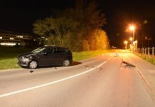 Nach Frontalzusammenstoss mit Auto schwer verletzt!