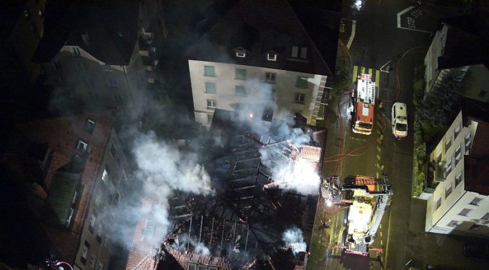 Bei Wohnungsbrand ein Mann gestorben