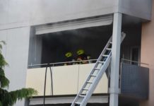 Diepoldsau: Brand auf Balkon