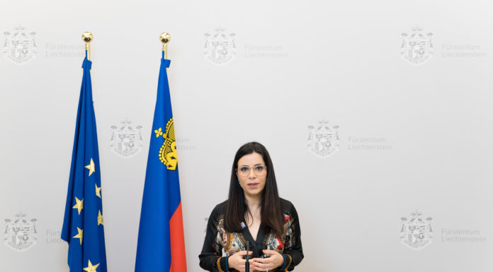 Regierungsrätin Hasler an der Ministersession des Europarates