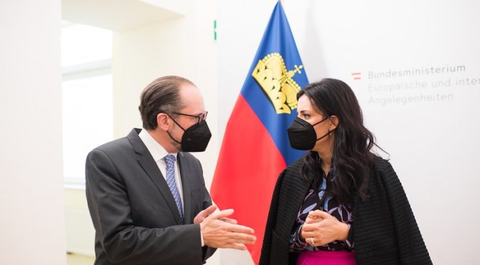 Antrittsbesuche von Aussenministerin Dominique Hasler in Wien