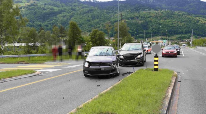 Verletzte Personen bei Verkehrsunfall