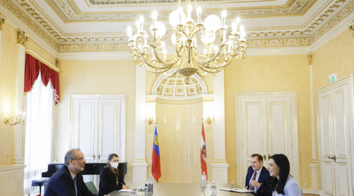 Antrittsbesuche von Regierungsrätin Hasler in Wien