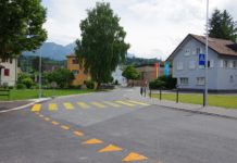 Sperrung der Nellengasse bei der Gemeindeschule