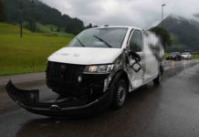 Kollision beim Überholen