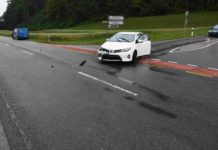 Unfall beim Einbiegen