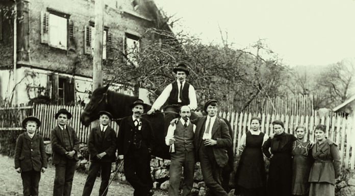 Eduard Kieber, Junggeselle und Dorforiginal