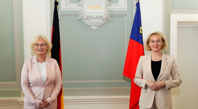 Deutsche Justizministerin Christine Lambrecht zu Besuch in Vaduz