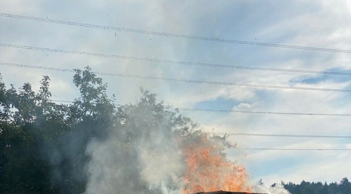 Oberbüren: Anhänger mit Strohballen brannte