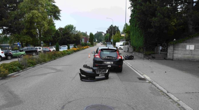 Wil: Motorrad kollidiert mit Auto
