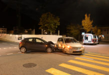 Sachschaden bei Verkehrsunfall