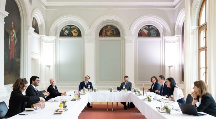 Arbeitsbesuch des britischen Handelsministers