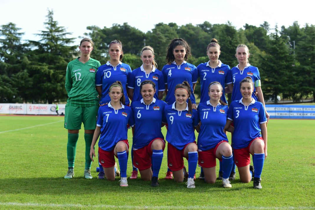 Liechtenstein vs. Lettland - UEFA Women´s U19 EM-Qualifikation 2022