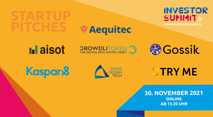 Investor Summit Liechtenstein präsentiert Startups online