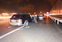 Auffahrkollision auf der Autobahn – zwei verletzte Personen