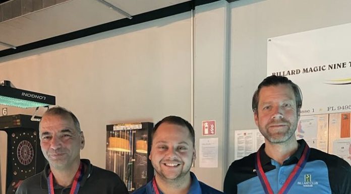 Poolbillard: Schierscher führt zur Halbzeit knapp vor Heeb
