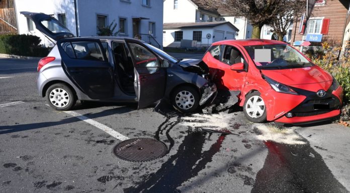 Verkehrsunfall mit Körperverletzung in Eschen