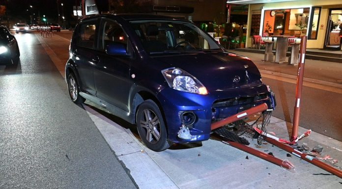 Selbstunfall in angetrunkenem Zustand