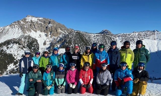 Stabsstelle für Sport organisierte J+S Leiterausbildung Skifahren in Malbun