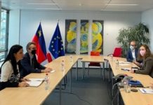 Aussenministerin Hasler in Brüssel