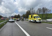 Autobahn nach mehreren Unfällen gesperrt