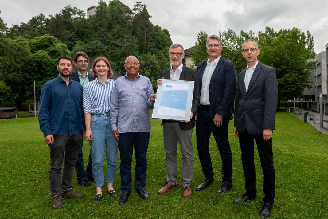 20220601 Verleihung Zertifikar Energiestadt an die Gemeiner Balzers