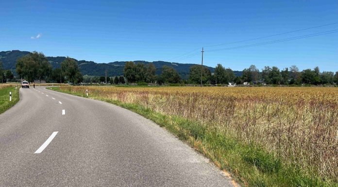 Bei Selbstunfall mit Motorrad verletzt