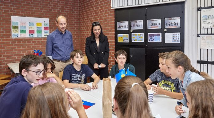 Das Gymnasium ganz im Zeichen Europas