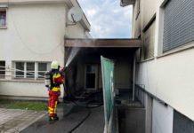 Buchs: Sofa in Brand geraten