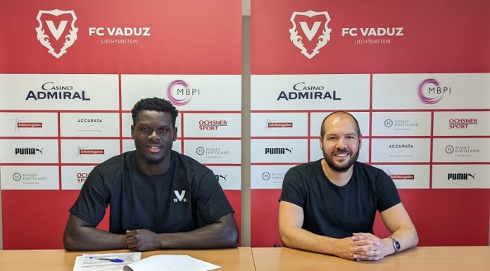 Stürmer Franklin Sasere neu beim FC Vaduz