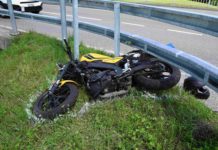 Niederglatt: Selbstunfall mit Motorrad