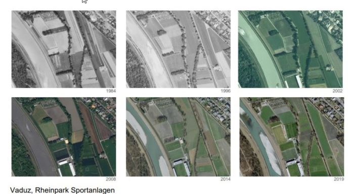 Nachführung Arealstatistik Fürstentum Liechtenstein 2019