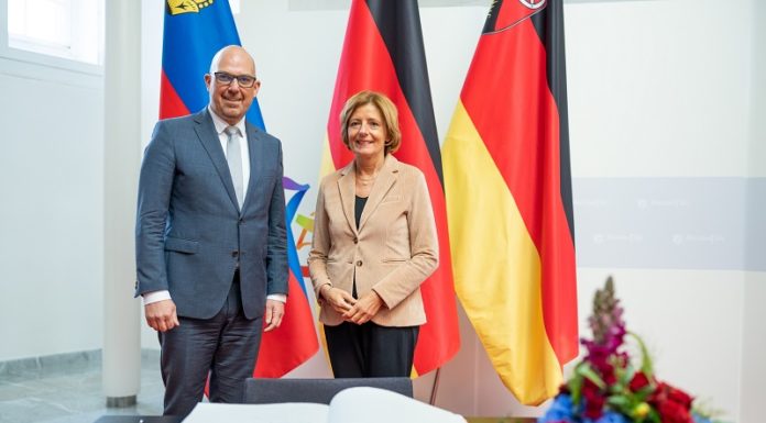 Regierungschef Risch zu Antrittsbesuchen in Hessen und Rheinland-Pfalz