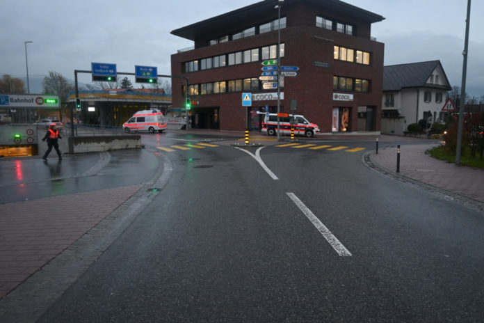 197_VU Schaan, Unfallstelle