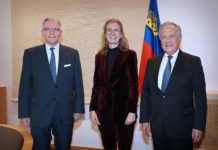 Ständeratspräsident Thomas Hefti zu Höflichkeitsbesuch in Vaduz