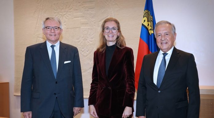 Ständeratspräsident Thomas Hefti zu Höflichkeitsbesuch in Vaduz