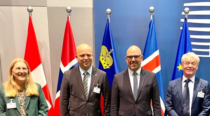 RC Daniel Risch beim Treffen der EU/EFTA-Finanzminister