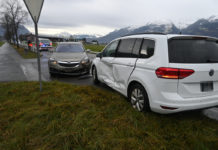 Kollision auf der Benderer Strasse