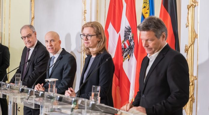 RR Monauni am deutschsprachigen Wirtschaftsministertreffen