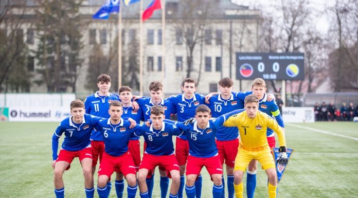 Liechtenstein U17-Nationalteam mit guter Leistung