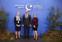 RC Risch am Gipfeltreffen des Europarats in Reykjavik