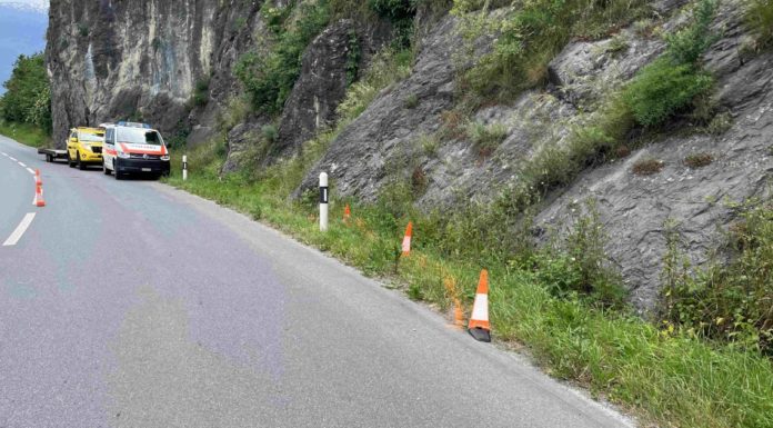 Trübbach: Selbstunfall von Motorradfahrer