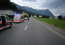 Selbstunfall mit E-Bike