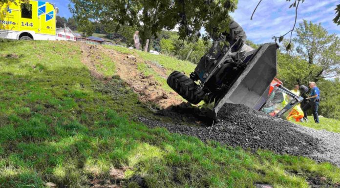 Rüthi: Mit Motorkarren umgekippt