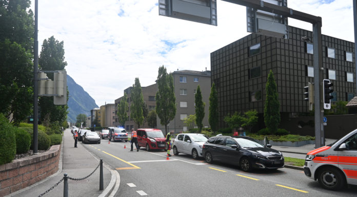Verkehrsunfälle in Vaduz und Schaan