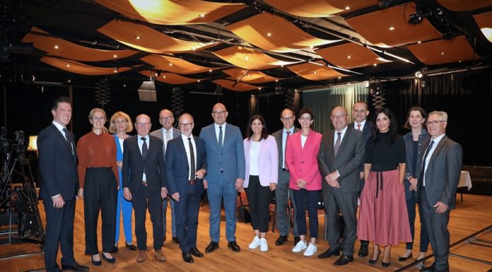 Regierung des Kantons St. Gallen zu Besuch in Liechtenstein
