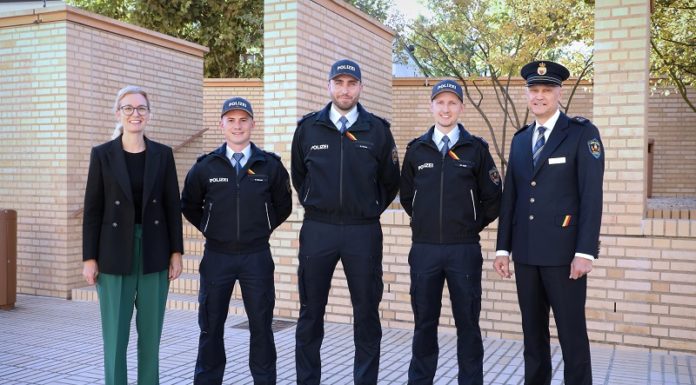 Neue Polizisten in das Polizeikorps aufgenommen