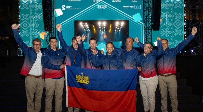 LIECHTENSTEIN SCHNEIDET BEI EUROSKILLS ERFREULICH GUT AB